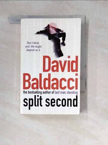 【書寶二手書T3／原文小說_WP4】Split second_David Baldacci