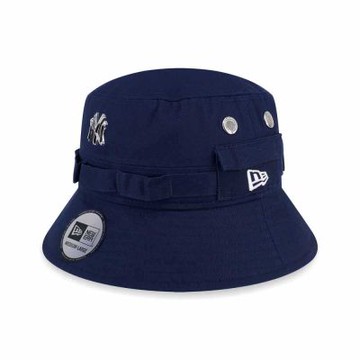 NEW ERA 男女 探險帽 MLB METAL BADGE 紐約洋基 海邊藍 NE14499873