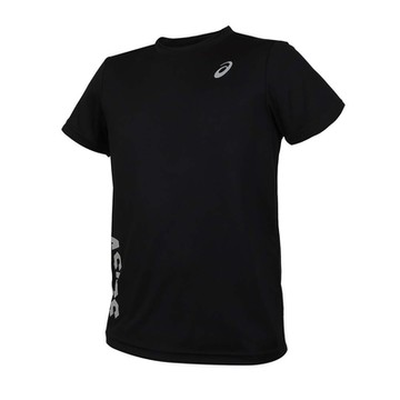 ASICS 男短袖T恤-吸濕排汗 運動 上衣 休閒 2011D407-001 黑銀