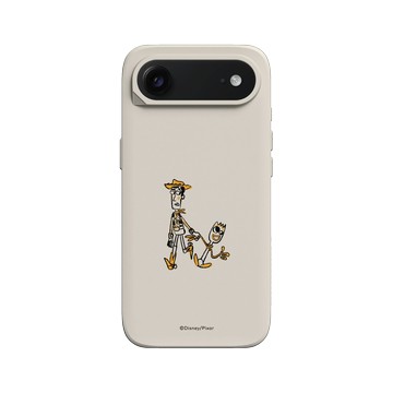 iPhone Air SolidX 貝殼灰 - 迪士尼-玩具總動員 Toy Story - 胡迪與叉奇
