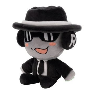 【精選爆款玩偶】娃娃玩偶 roblox plush可愛黑色西裝人 生日禮物 玩偶公仔 Chance Plush毛絨玩偶