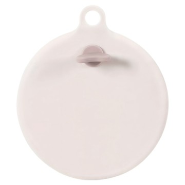 FaSoLa 食品用矽膠杯蓋 附吸管孔 2入組 XS-044  櫻花粉  1套  10 x 12cm