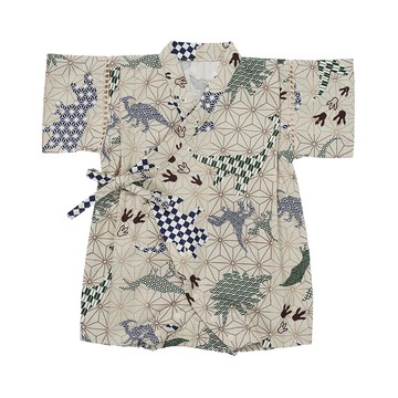 akachan honpo - 甚平包屁衣-淺卡其色