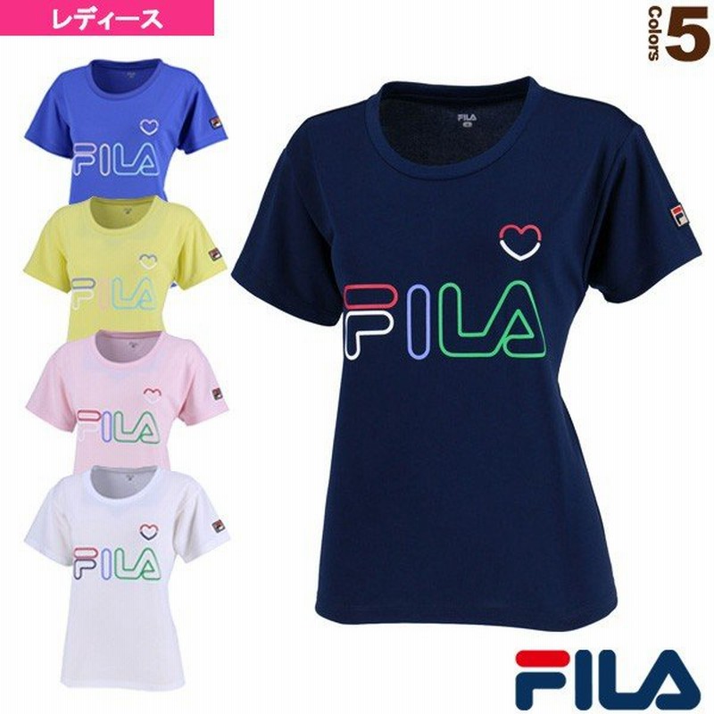 フィラ テニス バドミントンウェア レディース グラフィックtシャツ レディース Vl1807 通販 Lineポイント最大0 5 Get Lineショッピング