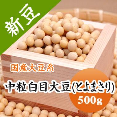 豆 大豆 中粒白目大豆 とよまさり 北海道産 味噌 令和４年産 500g