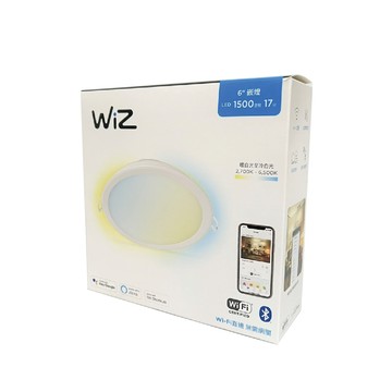 4入 PHILIPS飛利浦 LED 17W 調色調光 智能 WiZ 15cm 崁燈