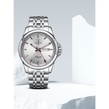 (免運)上海鉆石牌手表男士自動機械表時尚商務夜光S103上海四廠國產腕表