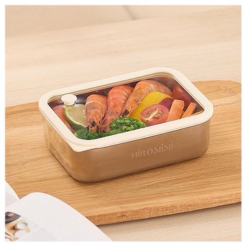 Hiromimi~可微波不鏽鋼保鮮盒(700ml)1入