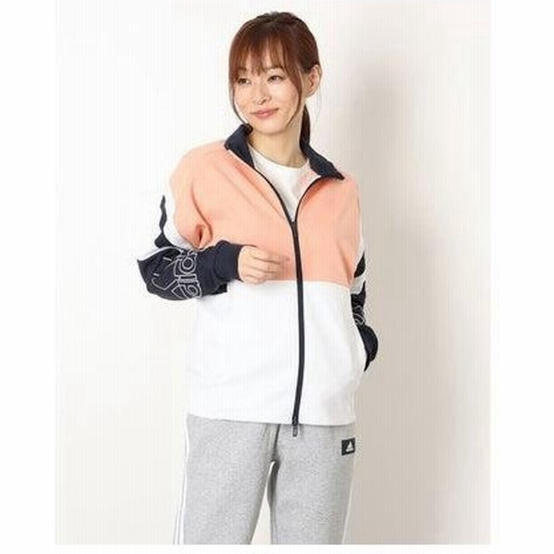 アディダス Adidas レディース 長袖ジャージジャケット Wteambosウォームアップジャケット H ピンク 通販 Lineポイント最大0 5 Get Lineショッピング