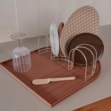 現貨出清【WUZ屋子】丹麥 OYOY 彩虹瀝水架-黃銅