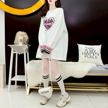 新款雙面德絨打底衫拼接長袖T恤女歐貨時尚內搭洋氣上衣