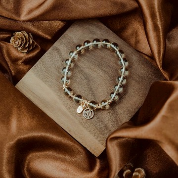 【珠璣】五福臨門-巴西黃水晶中文字手鍊