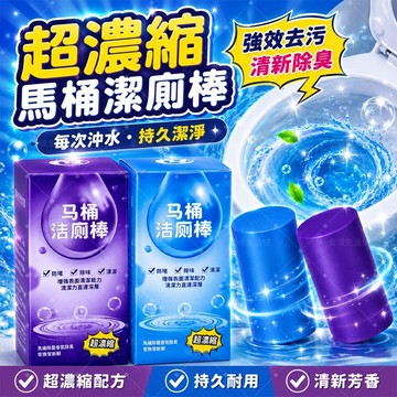 【持久耐用】✨馬桶潔廁棒 居家租屋必備 超濃縮潔廁 除臭抑菌 不傷馬桶 免刷洗 海洋葡萄雙香氛 浴室除垢清新持久