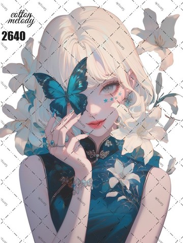 original sticker no.2640 人物貼紙 原創貼紙 原創人物貼紙 裝飾貼紙 cotton melody