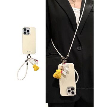 lizardhill 簡約創意適用蘋果16手機殼17pro新款iphone15promax男女14pro斜挎可背13帶掛繩12掛飾超好看高級