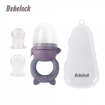 【愛吾兒】韓國 BeBeLock 奶嘴水果棒-紫小豬
