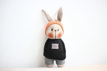 【Animal Zone】原創純手工QRabbit-小兔掛飾
