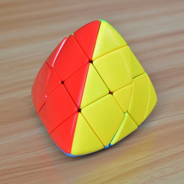 圣手實色粽子魔方4色 免貼紙順滑初學入門 兒童開發智力玩具