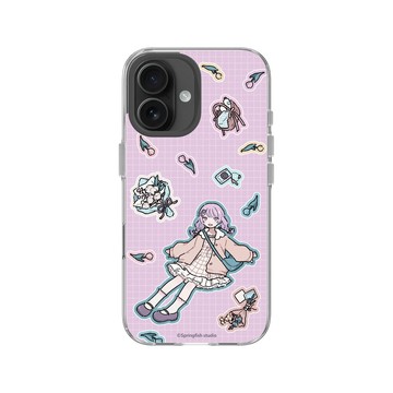 iPhone 16 Clear Case（相機按鈕） 透明 - 瑟拉斯蒂歐 - 幻月 - 可愛的阿月