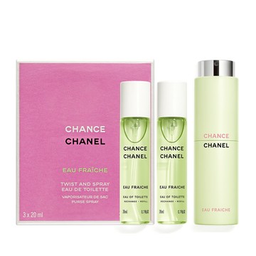 CHANEL 香奈兒 CHANCE 淡香水綠色氣息版(20mlX3)EDT-國際航空版
