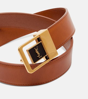 Saint Laurent La 66 leather belt