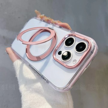 犀牛盾 不發黃 360旋轉磁支架 保護殼 氣囊防摔 適用 iPhone 17 16 15 14 13 12 11 手機殼