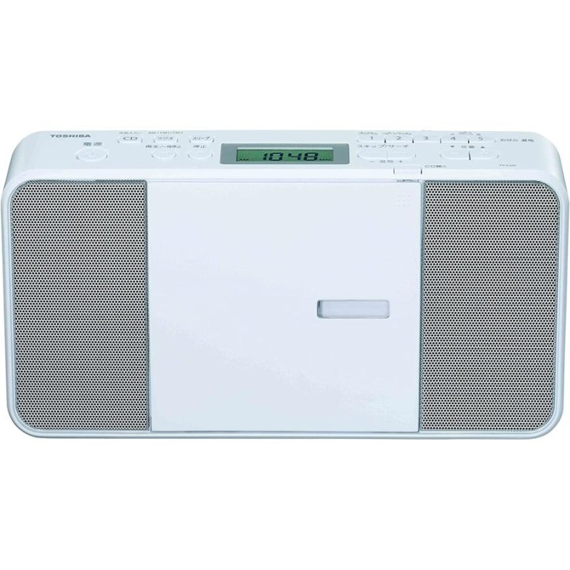 TOSHIBA(東芝) CDラジオ TY-C250-W (ホワイト) - ミニコンポ、ラジカセ