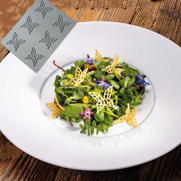 蕾絲鏤空小蝴蝶模具8連 獨家創意分子料理 法餐 盤飾硅膠模具