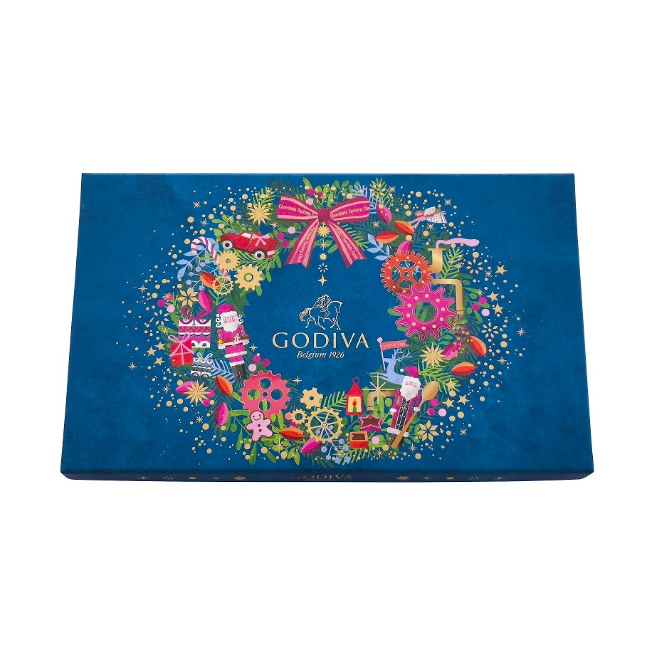 【GODIVA】聖誕片裝巧克力禮盒15片裝