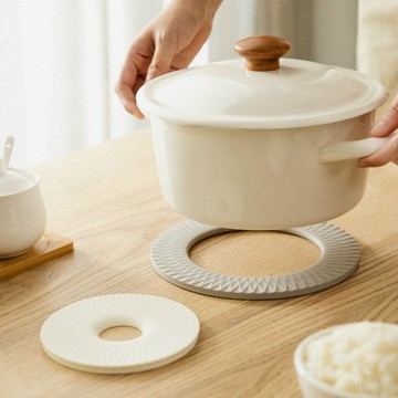 Unique Art 2合1幾何紋矽膠隔熱墊組