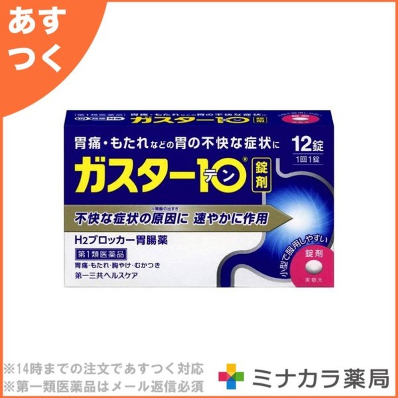 市場 第1類医薬品 ファモチジン錠 12錠 メール確認後3〜4日内発送予定 クニヒロ