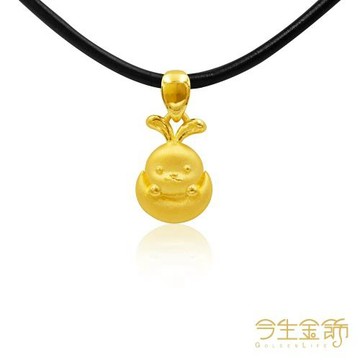【今生金飾】月來月愛你墜 黃金墜飾(網路獨賣)