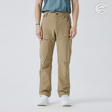 ADISI 男高抗風Pro超撥水保暖長褲 AP2421106 沙漠卡 (S-2XL)｜磨毛 防潑水 彈性 快乾 登山褲 休閒褲