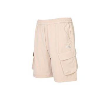 FILA官方直營 男平織短褲-卡其 1SHZ-5310-KK