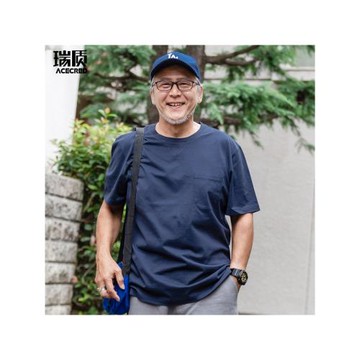 爺爺短袖中年老爸純棉衣服夏裝