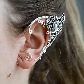 手工制作精靈耳飾品耳骨夾無耳洞耳環個性耳夾霍比特人創意耳掛