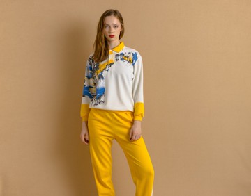 復古運動套裝 女款 復古運動服 7862