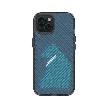 iPhone 15 JellyTint 酷墨灰 - None - 台灣黑熊 - 線條版