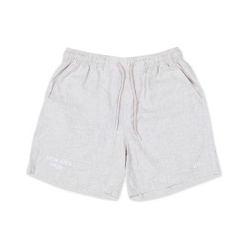 NEW ERA 男女 短褲 SOFT NATURE-LINEN NEW ERA NE14148942