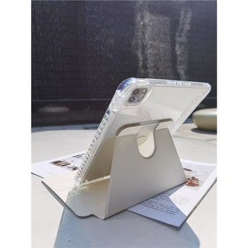 適用蘋果2024ipadpro保護套air6平板亞克力720旋轉10.2防彎殼5第9.7七八九10代透明4防摔mini7軟膠12.9皮套3