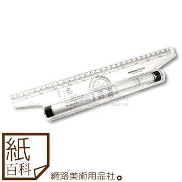 【紙百科】Nationart - 製圖用滾動平行尺,30cm(T05-030)