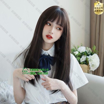 【全球優品匯】【高品質-放心下標】假髮 長髮 短髮 假髮女  假髮女中長髮鎖骨髮 空氣劉海自然蓬松短髮圓臉修臉長直髮全