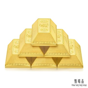 【點睛品】 生生金寶系列 招財進寶 6兩 黃金金磚_計價黃金(1兩x6塊)