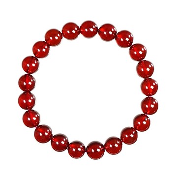 【正佳珠寶】石榴石 頂級日橙石榴 8.8-9.3mm 橙石榴石手珠