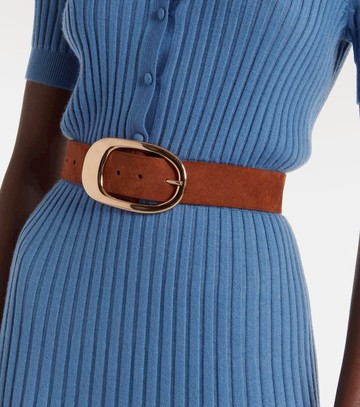 Gabriela Hearst Lozewce suede belt