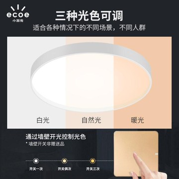 led燈 小器鬼led吸頂燈家用客廳臥室創意簡約現代走廊過道廚房陽臺燈具  曼慕