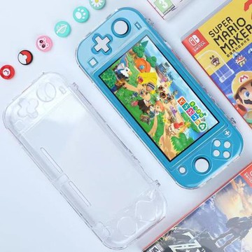 任天堂Switch lite透明水晶殼 機身保護套 全包硬殼分體防摔軟殼