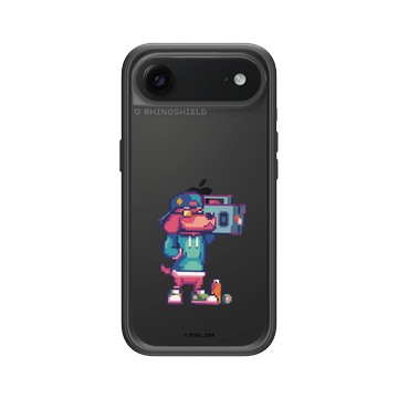 iPhone Air Mod NX -邊框背蓋組合 (相機按鈕) 黑 - Pixel Jeff 皮傑 - 街頭狗狗