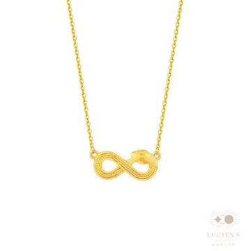 【路森金飾】黃金項鍊─繞線蛇金重:1.34錢+-0.03錢