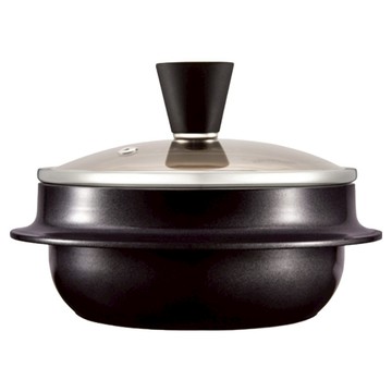 HAPPYCALL 鈦塗層IH韓式燉煮鍋 韓國製  黑色  18cm  1個